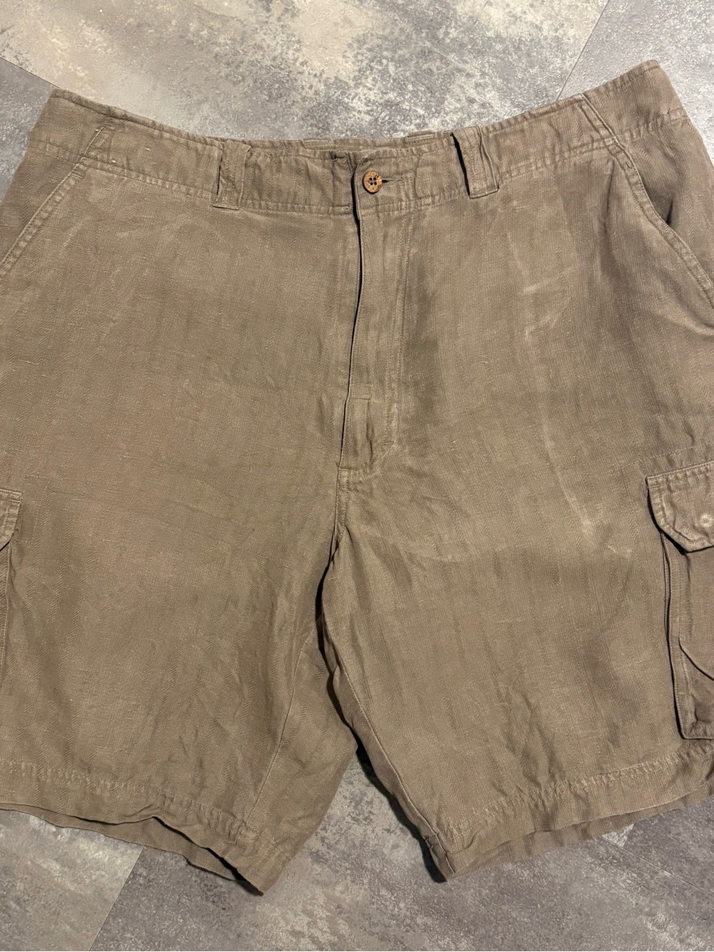 Caribbean Men's Cargo Shorts in Olive